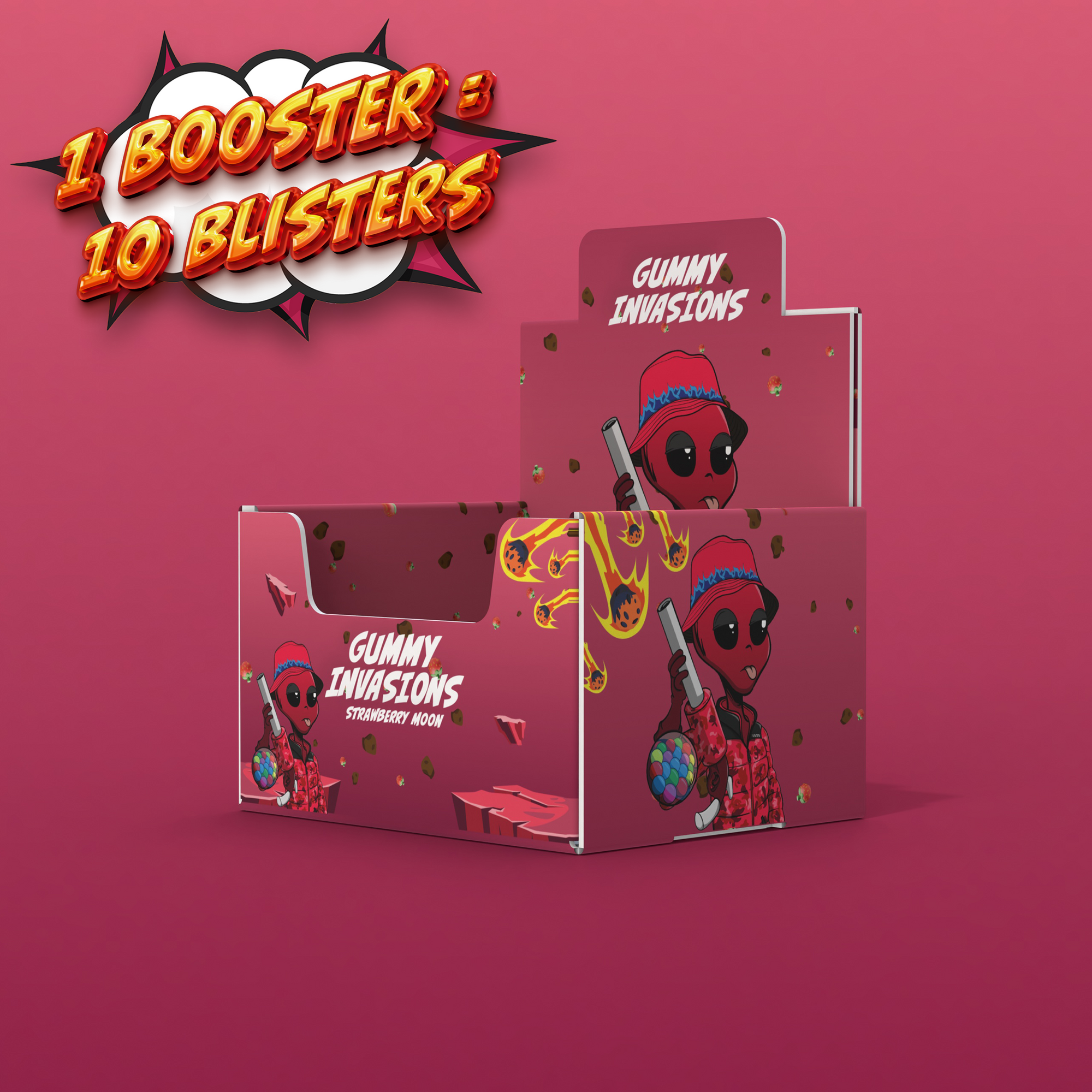 Strawberry Moon - 1 Booster (10 Blisters)
